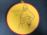 Embroidery - ferociously fat nude