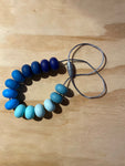 Nikao blue bead necklace