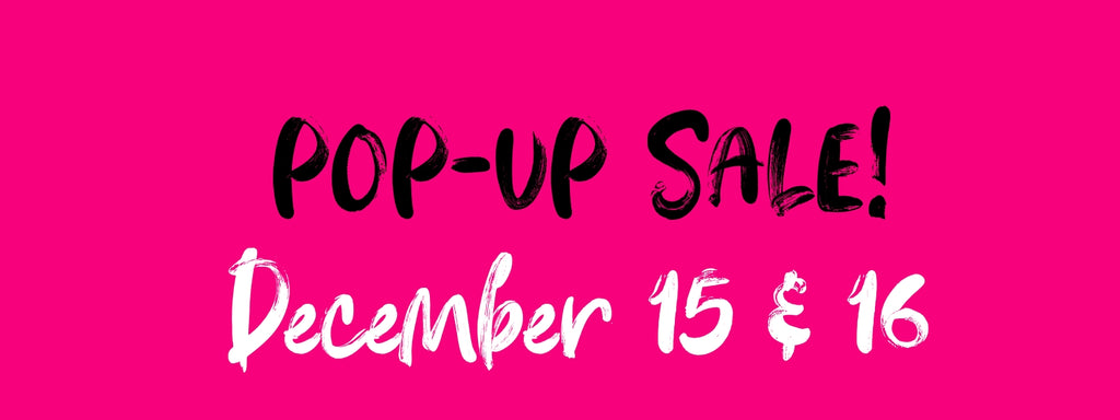 Clothing launch and pop-up sale!