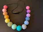 Scarborough Tce Rainbow necklace - pastel ombré