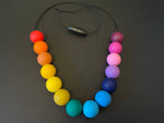 Scarborough Tce Rainbow necklace - bright ombré