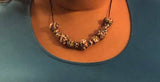 Balmoral Tce leopard print necklace