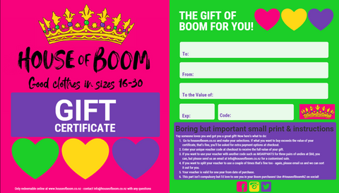 House of Boom Gift Voucher