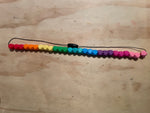 Baby Scarborough Tce Rainbow necklace - hexagon beads in an orderly fashion