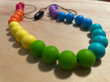 Baby Scarborough Tce Rainbow necklace - round beads orderly