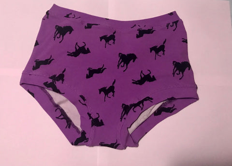 Horse print full brief underpants
