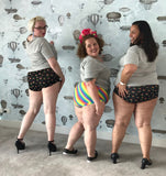 fat babes in cherry or rainbow full briefs